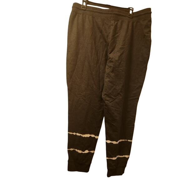 RBK Tie Dye Jogger Women's XL NWT Grey White Pockets - Picture 2 of 3